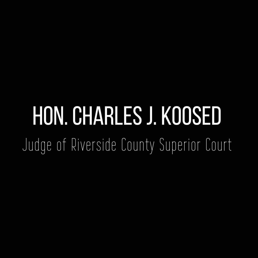 Hon. Charles J. Koosed