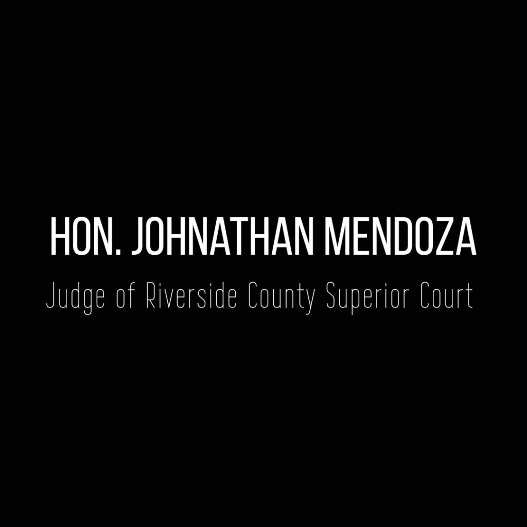 Hon. Johnathan Mendoza